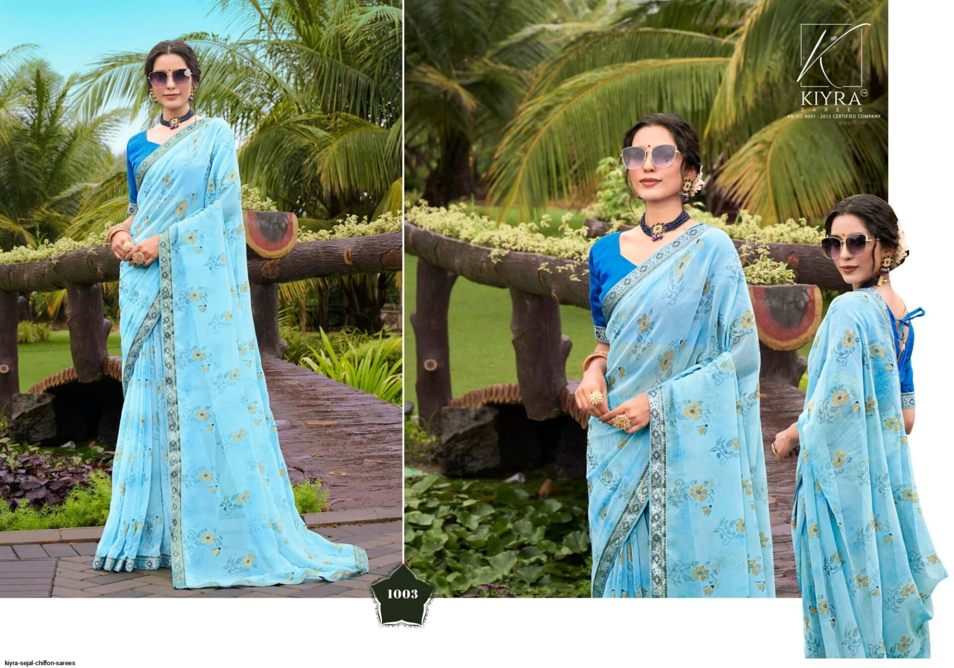 Sayuri Heavy Swarovski Stone Work Designer Shimmer Chiffon Sarees Collection  Catalog