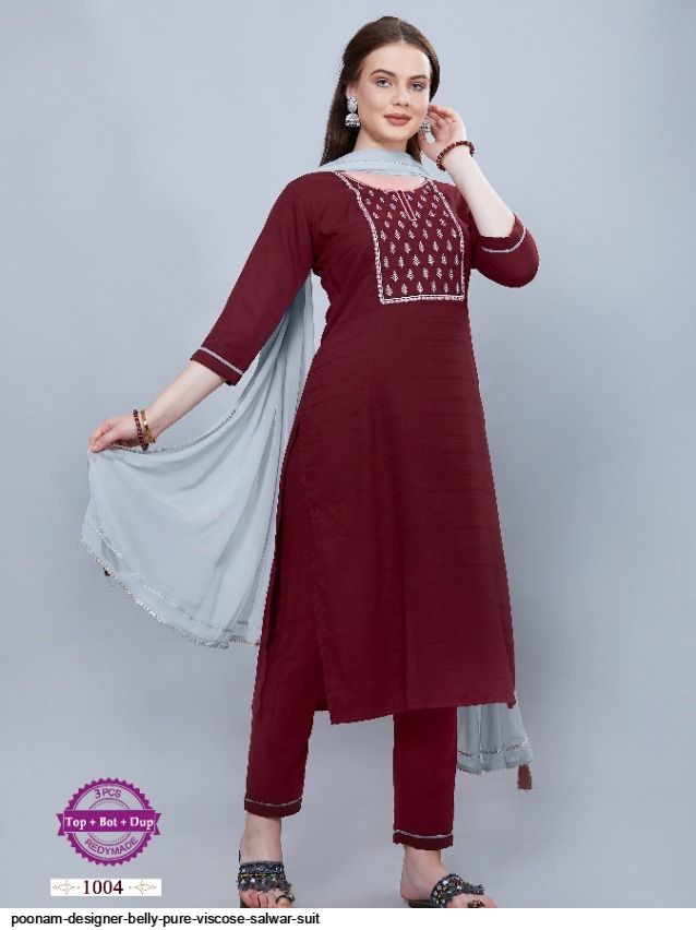 Viscose deals salwar design