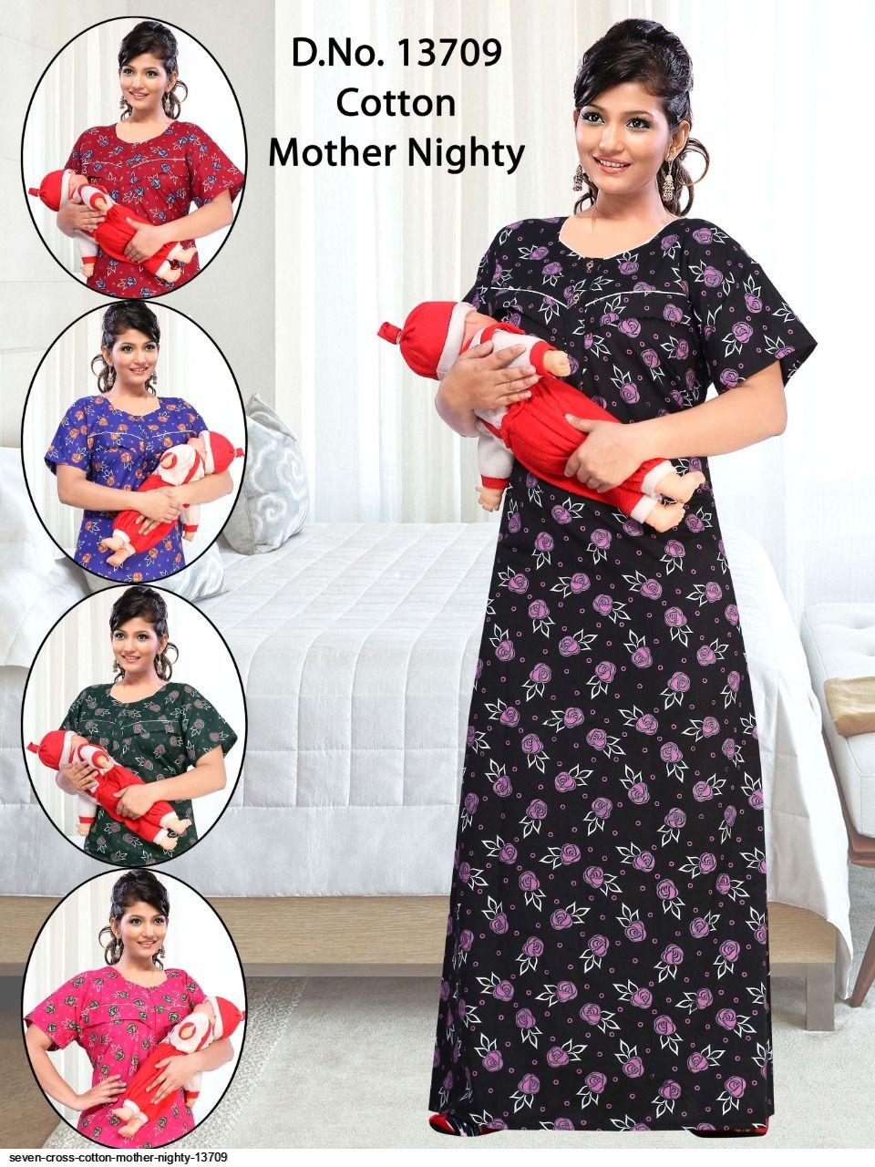 Mother nighties cotton new arrivals