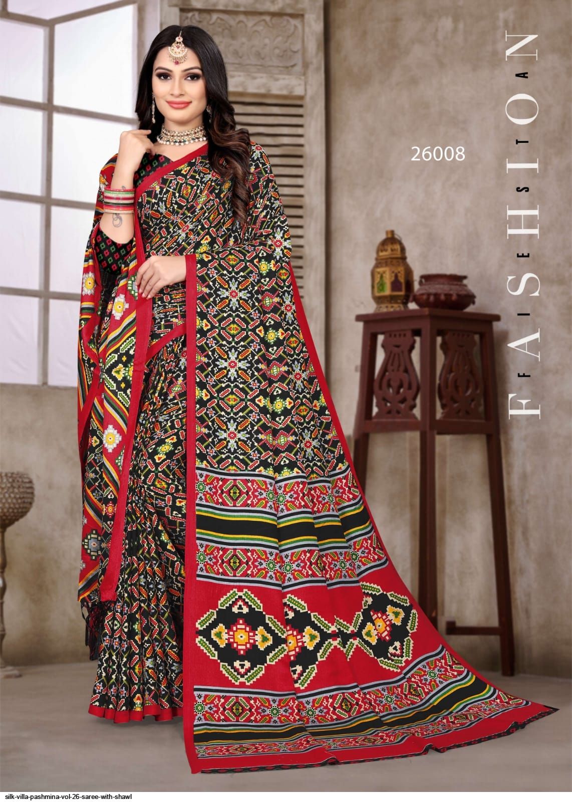 KASHMIRI SHAWL SAREE DESIGNER SAREES at Rs.750/Piece in surat offer by  Surati fabric