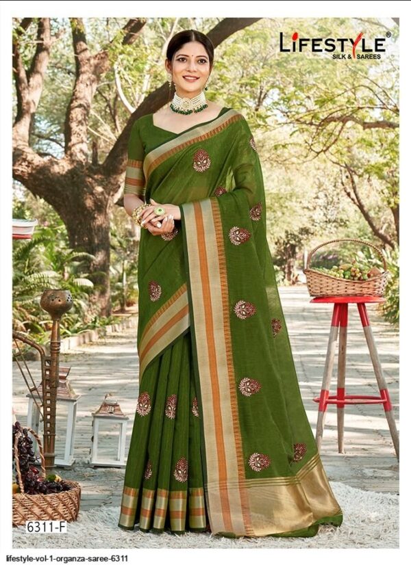 LIFESTYLE VOL 1 ORGANZA SAREE 6311 Amazing New Catalogue 2022  LIFESTYLE VOL 1 ORGANZA SAREE 6311, LIFESTYLE VOL 1 ORGANZA SAREE 6311 surat, LIFESTYLE VOL 1 ORGANZA SAREE 6311 new latest catalog, LIFESTYLE VOL 1 ORGANZA SAREE 6311 wholesale surat, LIFESTYLE VOL 1 ORGANZA SAREE 6311 single, LIFESTYLE VOL 1 ORGANZA SAREE 6311 catalog price, LIFESTYLE VOL 1 ORGANZA SAREE 6311 salwar suit, LIFESTYLE VOL 1 ORGANZA SAREE 6311 dresses, LIFESTYLE VOL 1 ORGANZA SAREE 6311 indian salwar suit, LIFESTYLE VOL 1 ORGANZA SAREE 6311 dress material