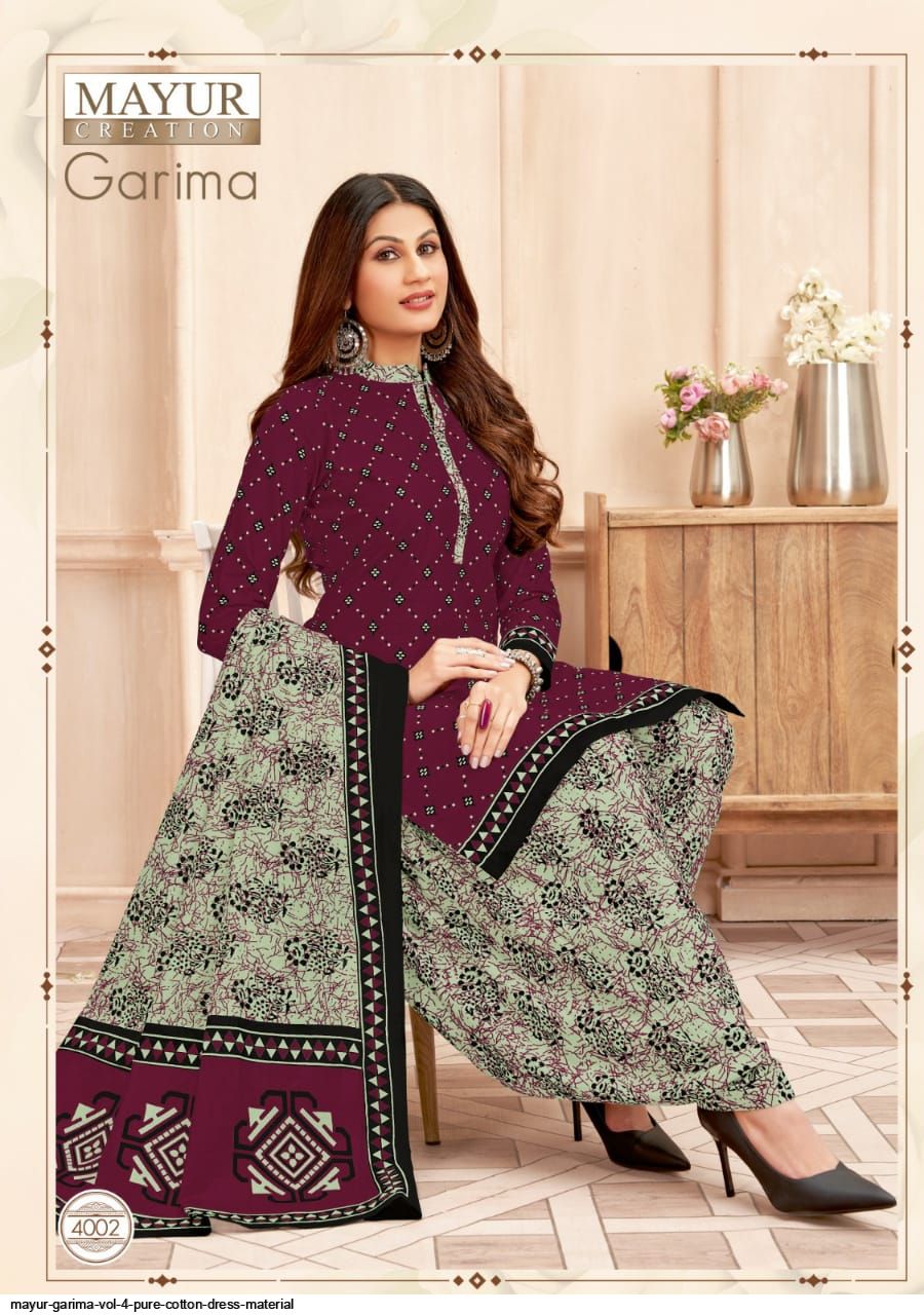 shivkrupa enterprise Ganpati Sandhya Batik Vol 4 Pure Cotton Dress Material,  For Daily Wear at Rs 460/piece in Surat