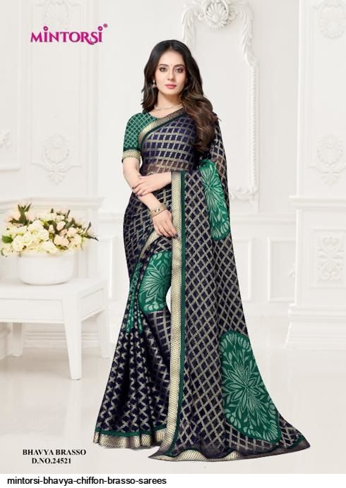 Buy Party Wear Grey Weaving Brasso Saree Online From Surat Wholesale Shop.