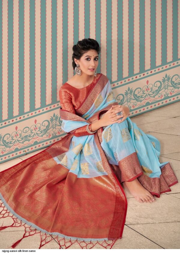 RAJYOG AARAVI SILK LINEN SAREE AMAZING CATALOGUE 2023  RAJYOG AARAVI SILK LINEN SAREE, RAJYOG AARAVI SILK LINEN SAREE surat, RAJYOG AARAVI SILK LINEN SAREE new latest catalog, RAJYOG AARAVI SILK LINEN SAREE wholesale surat, RAJYOG AARAVI SILK LINEN SAREE single, RAJYOG AARAVI SILK LINEN SAREE catalog price, RAJYOG AARAVI SILK LINEN SAREE salwar suit, RAJYOG AARAVI SILK LINEN SAREE dresses, RAJYOG AARAVI SILK LINEN SAREE indian salwar suit, RAJYOG AARAVI SILK LINEN SAREE dress material