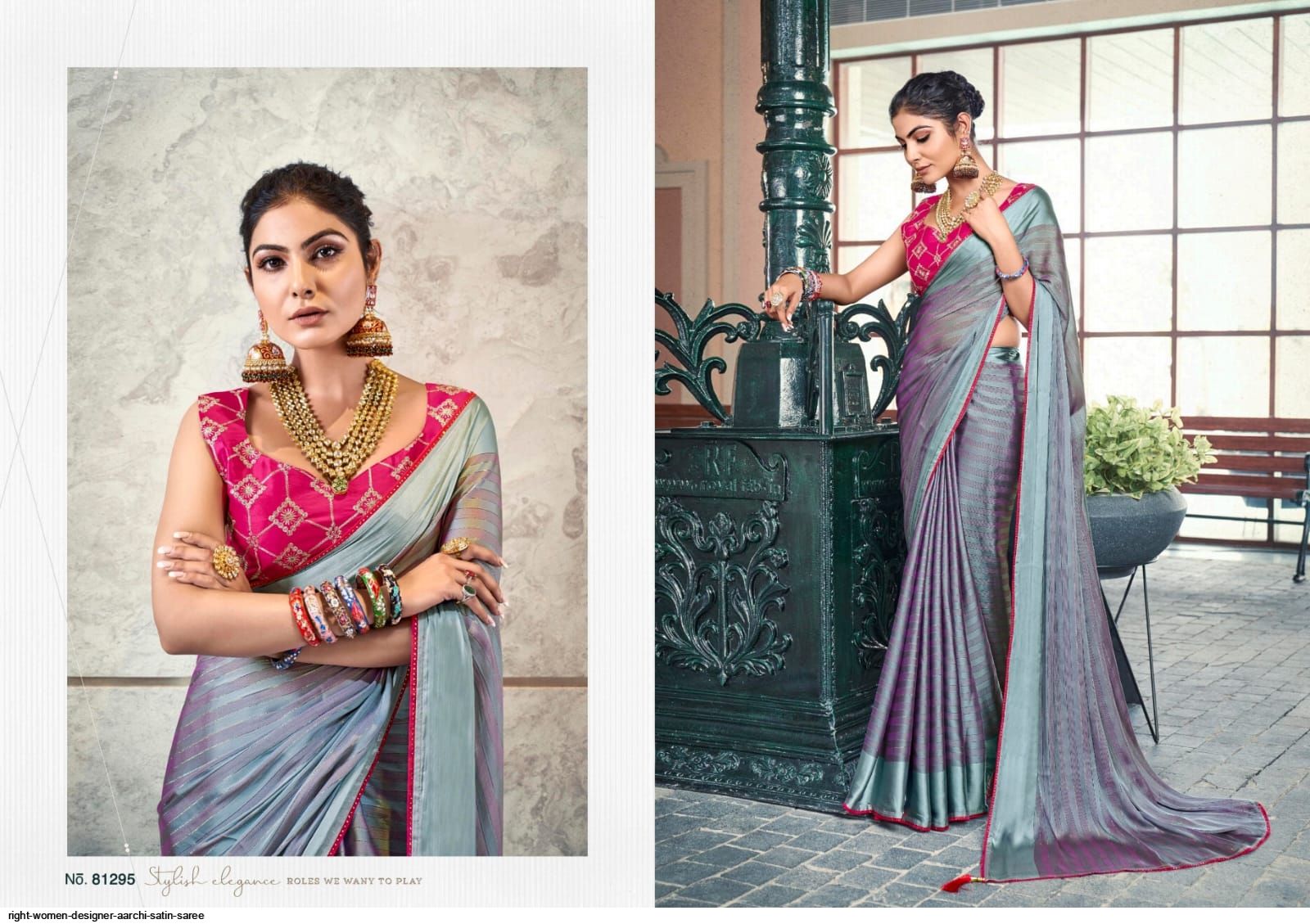 Buy Designer Satin Silk Saree Endless Color Option Bridal Bridesmaids Wear  Sari Blouse Party Wear Satin Saree Stitched Blouse&pre-draped Online in  India - Etsy | Satin saree, Saree wearing styles, Saree look