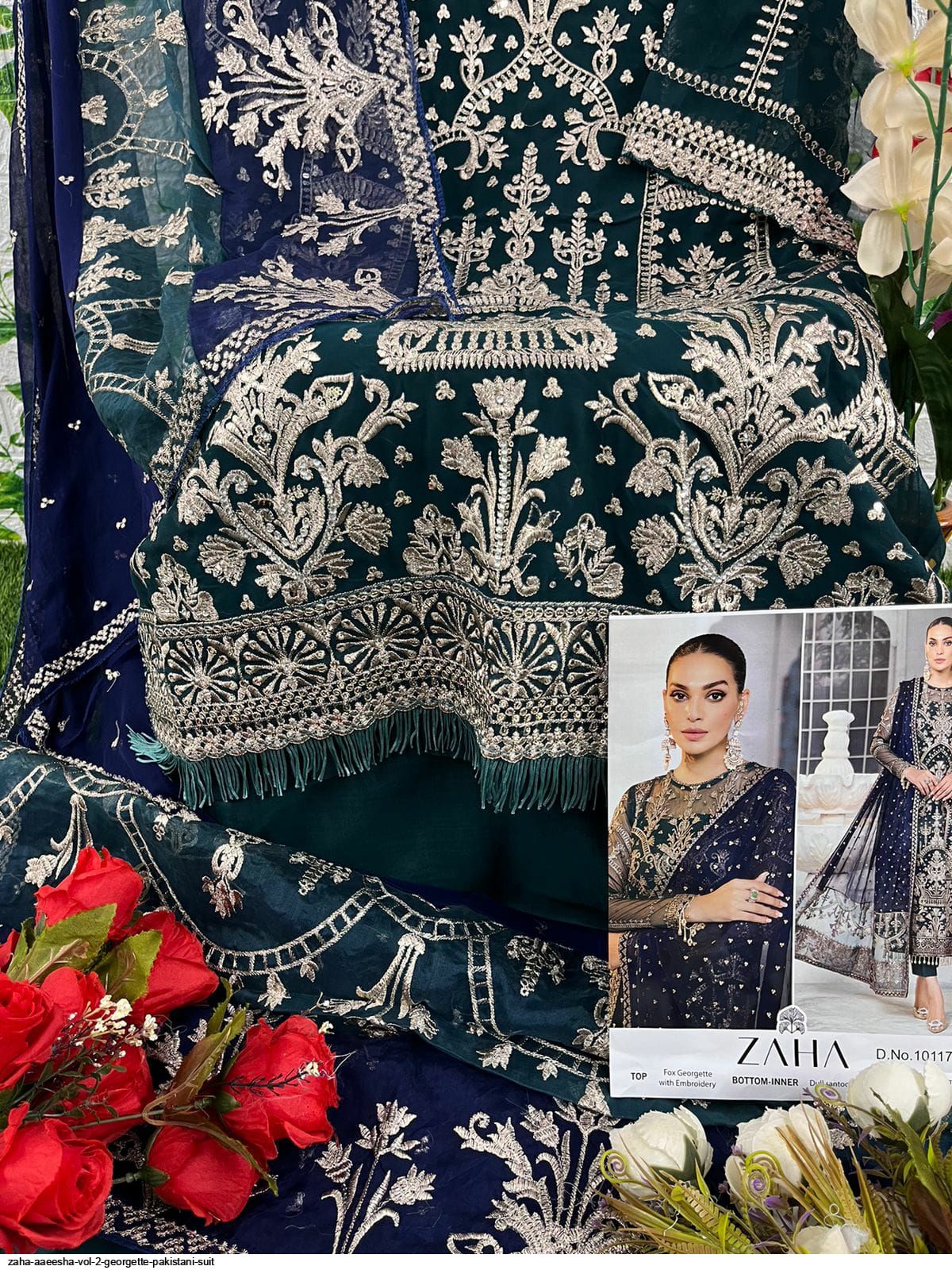 ZAHA AAEESHA VOL 2 GEORGETTE PAKISTANI SUIT Stunning catalog Rehmat Boutique