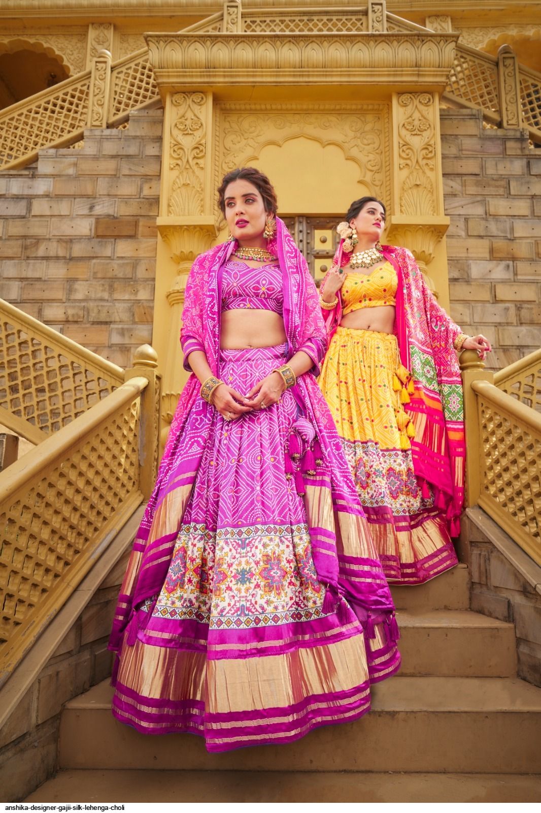 Banarasi Lehengas - Buy Banarasi Silk Lehenga Cholis 2023