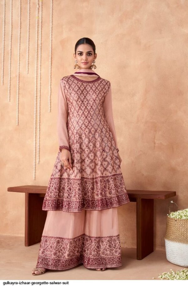 gulkayra izhaar georgette salwar suit 5252