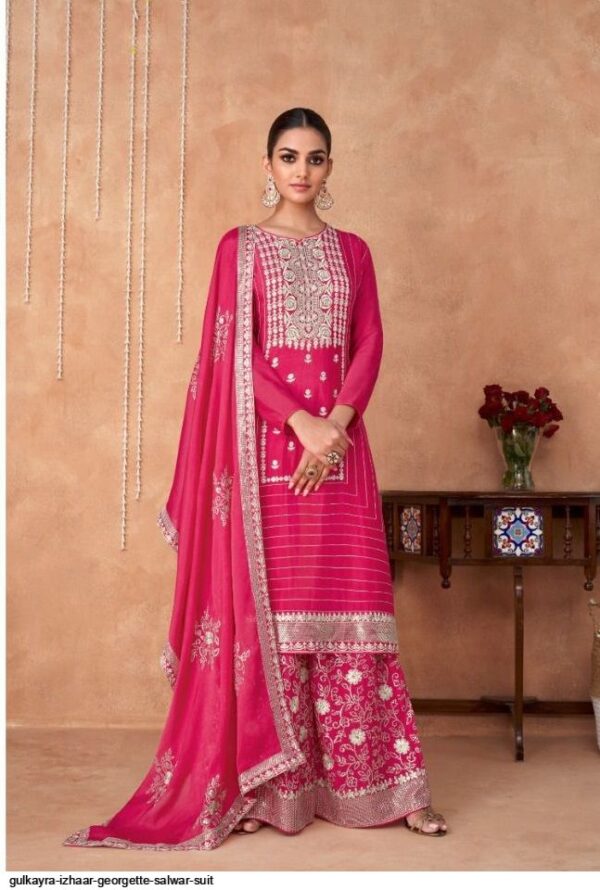 gulkayra izhaar georgette salwar suit 8193