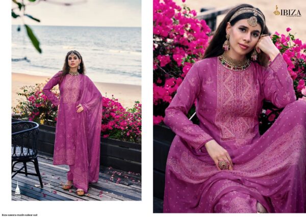 ibiza sawera muslin salwar suit 2174