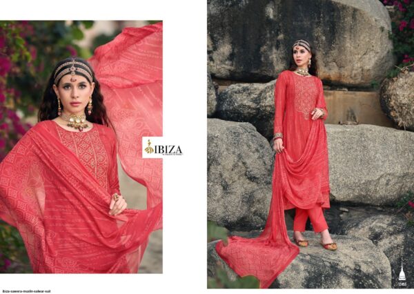 ibiza sawera muslin salwar suit 3133