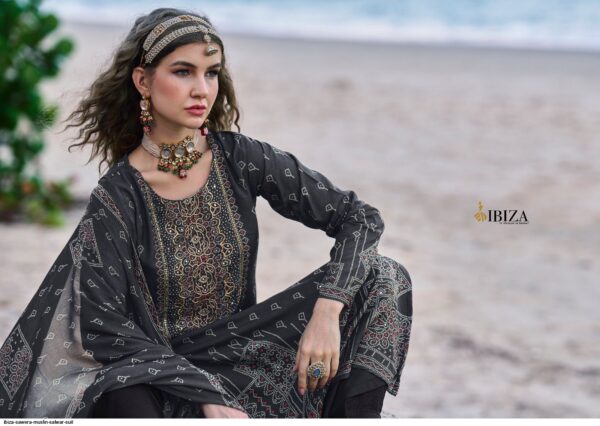 ibiza sawera muslin salwar suit 4347