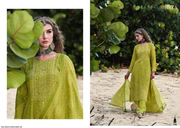 ibiza sawera muslin salwar suit 5455