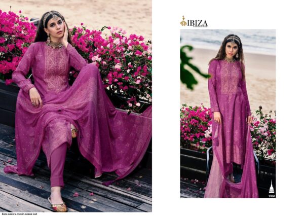 ibiza sawera muslin salwar suit 7298