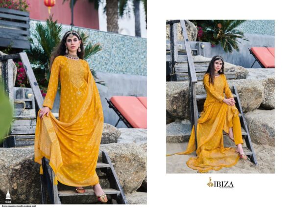 ibiza sawera muslin salwar suit 7664