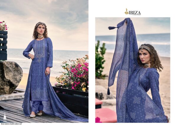 ibiza sawera muslin salwar suit 7883