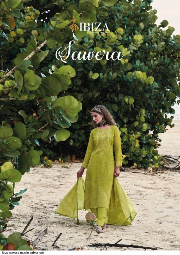 ibiza sawera muslin salwar suit 801