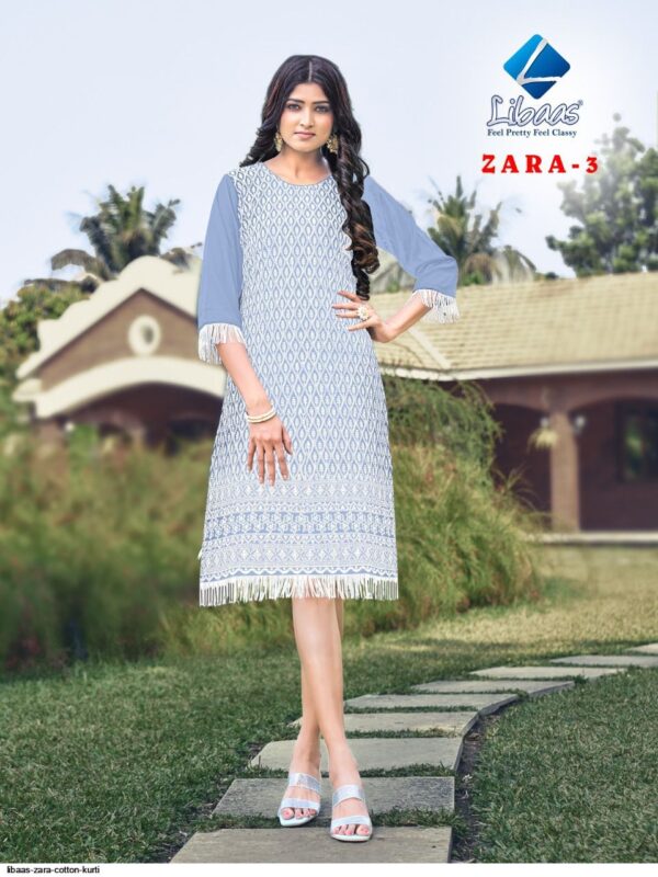 libaas zara cotton kurti 6218