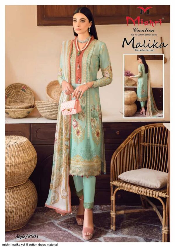 MISHRI MALIKA VOL 8 COTTON DRESS MATERIAL AMAZING CATALOGUE 2023