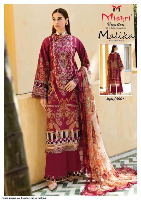 MISHRI MALIKA VOL 8 COTTON DRESS MATERIAL AMAZING CATALOGUE 2023