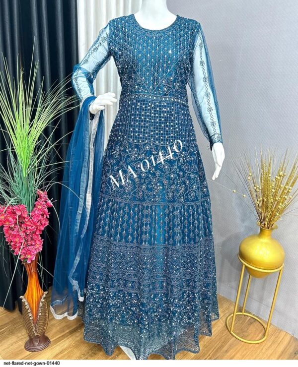 net flared net gown 01440 436