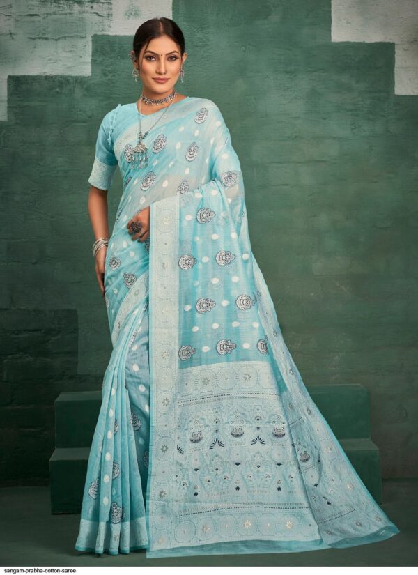 sangam prabha cotton saree 5616