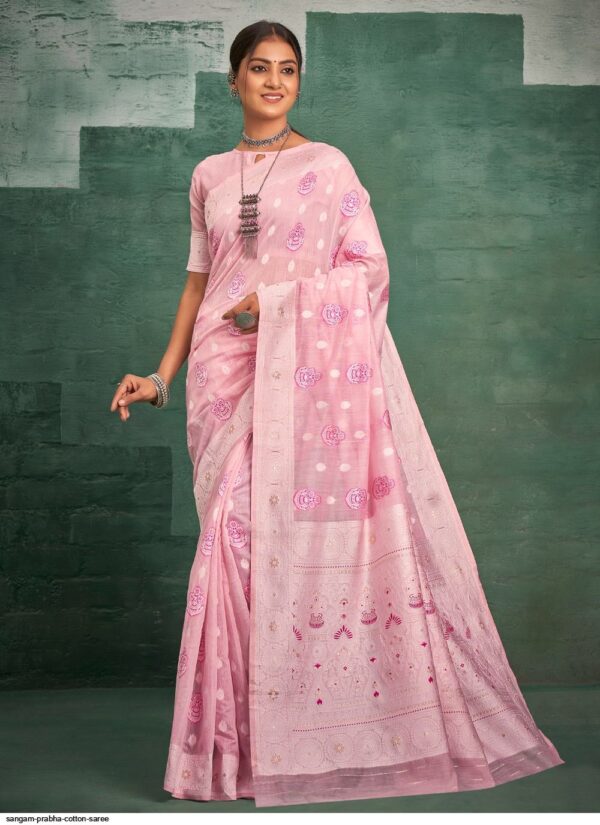 sangam prabha cotton saree 6215