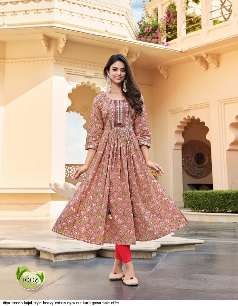 Gown style clearance kurti