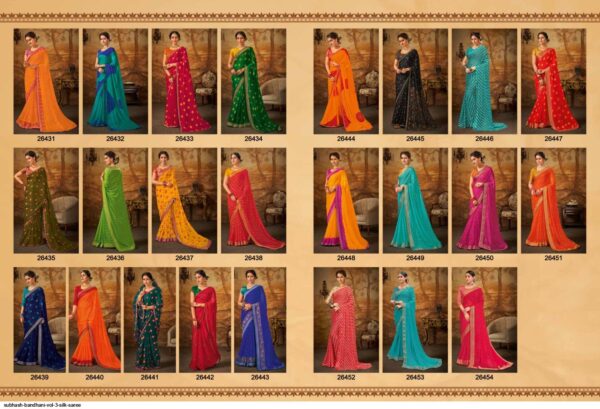 SUBHASH BANDHANI VOL 3 SILK SAREE AMAZING CATALOGUE 2023