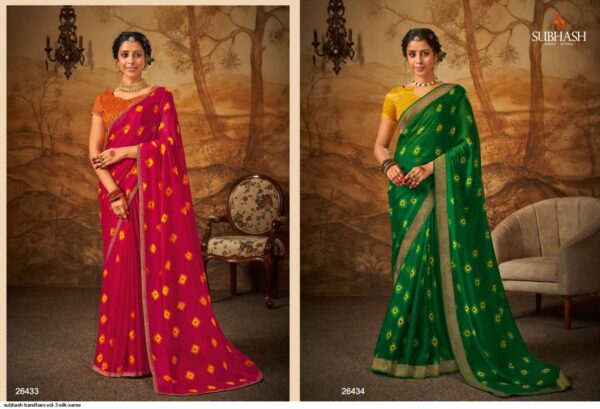 SUBHASH BANDHANI VOL 3 SILK SAREE AMAZING CATALOGUE 2023