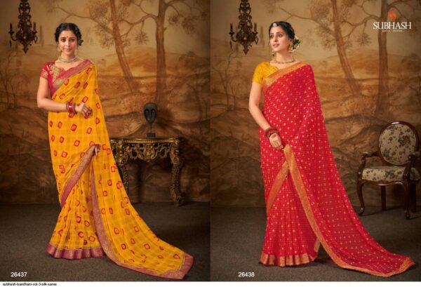 SUBHASH BANDHANI VOL 3 SILK SAREE AMAZING CATALOGUE 2023