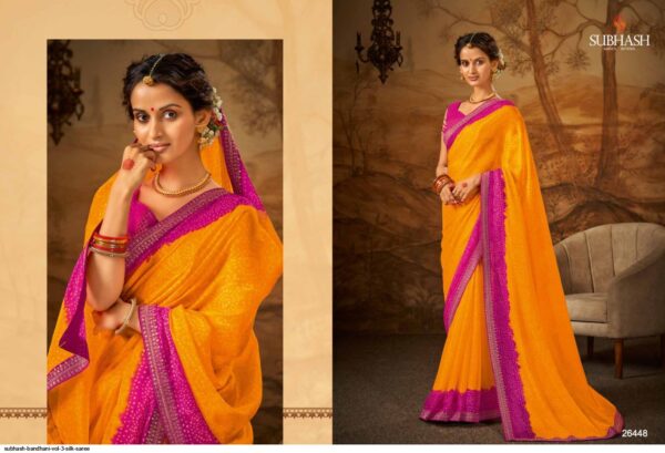 SUBHASH BANDHANI VOL 3 SILK SAREE AMAZING CATALOGUE 2023