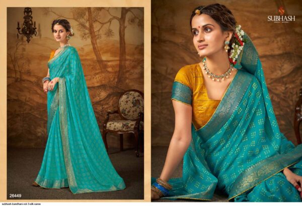 SUBHASH BANDHANI VOL 3 SILK SAREE AMAZING CATALOGUE 2023