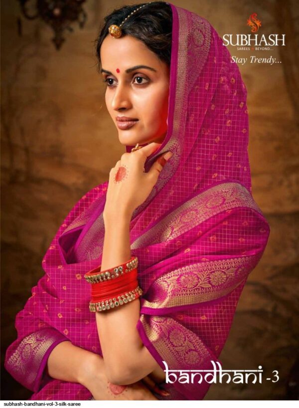 SUBHASH BANDHANI VOL 3 SILK SAREE AMAZING CATALOGUE 2023