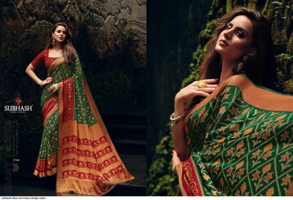 SUBHASH EKAA VOL 4 FANCY DESIGN SAREE AMAZING CATALOGUE 2023