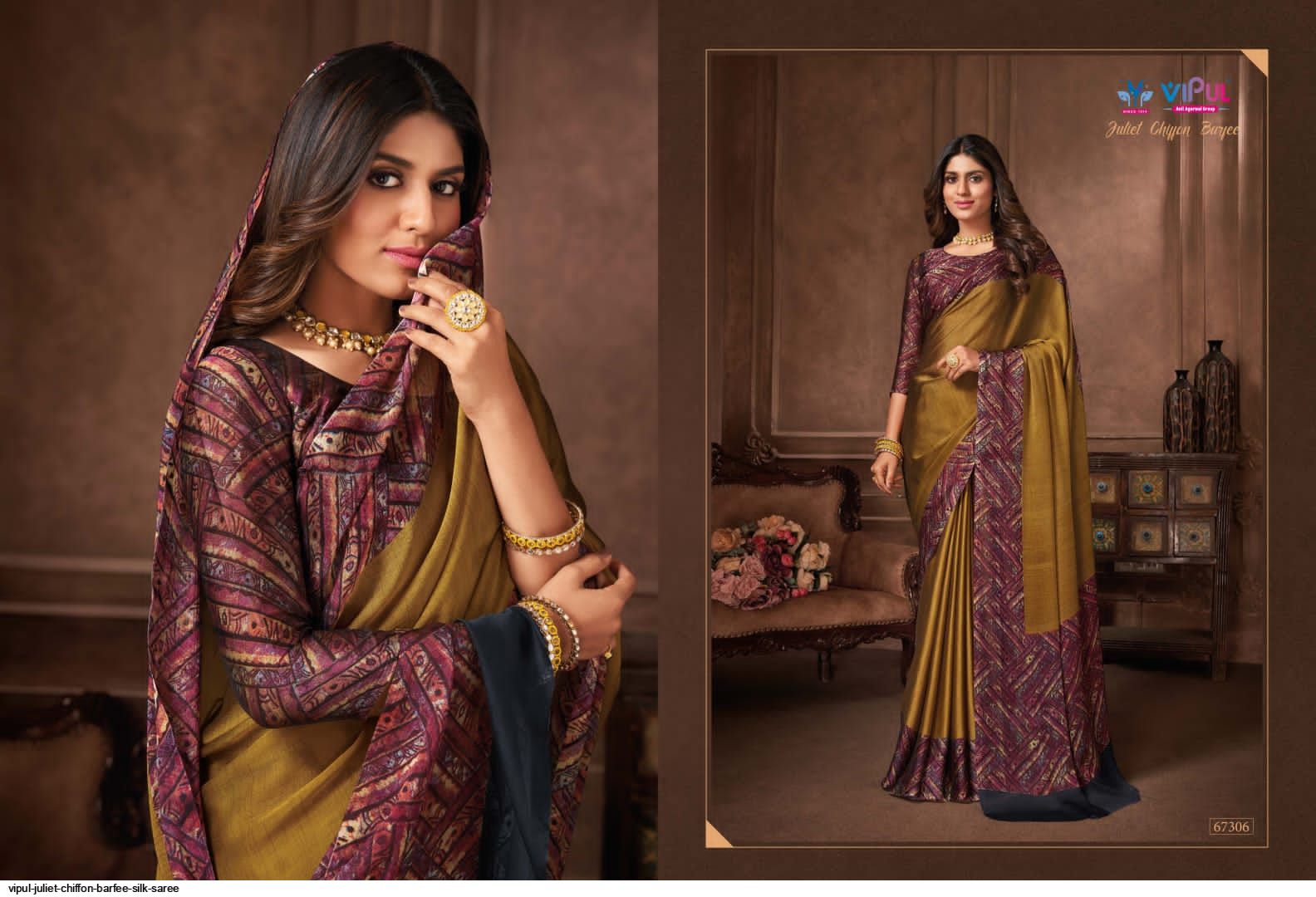 Georgette Sarees at Best Price in Surat, Gujarat | Vipul Fashions