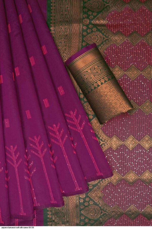 AAYANA BANARASI SOFT SILK SAREE 55130 AMAZING CATALOGUE 2023