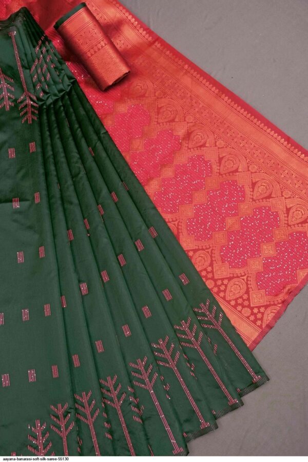 AAYANA BANARASI SOFT SILK SAREE 55130 AMAZING CATALOGUE 2023