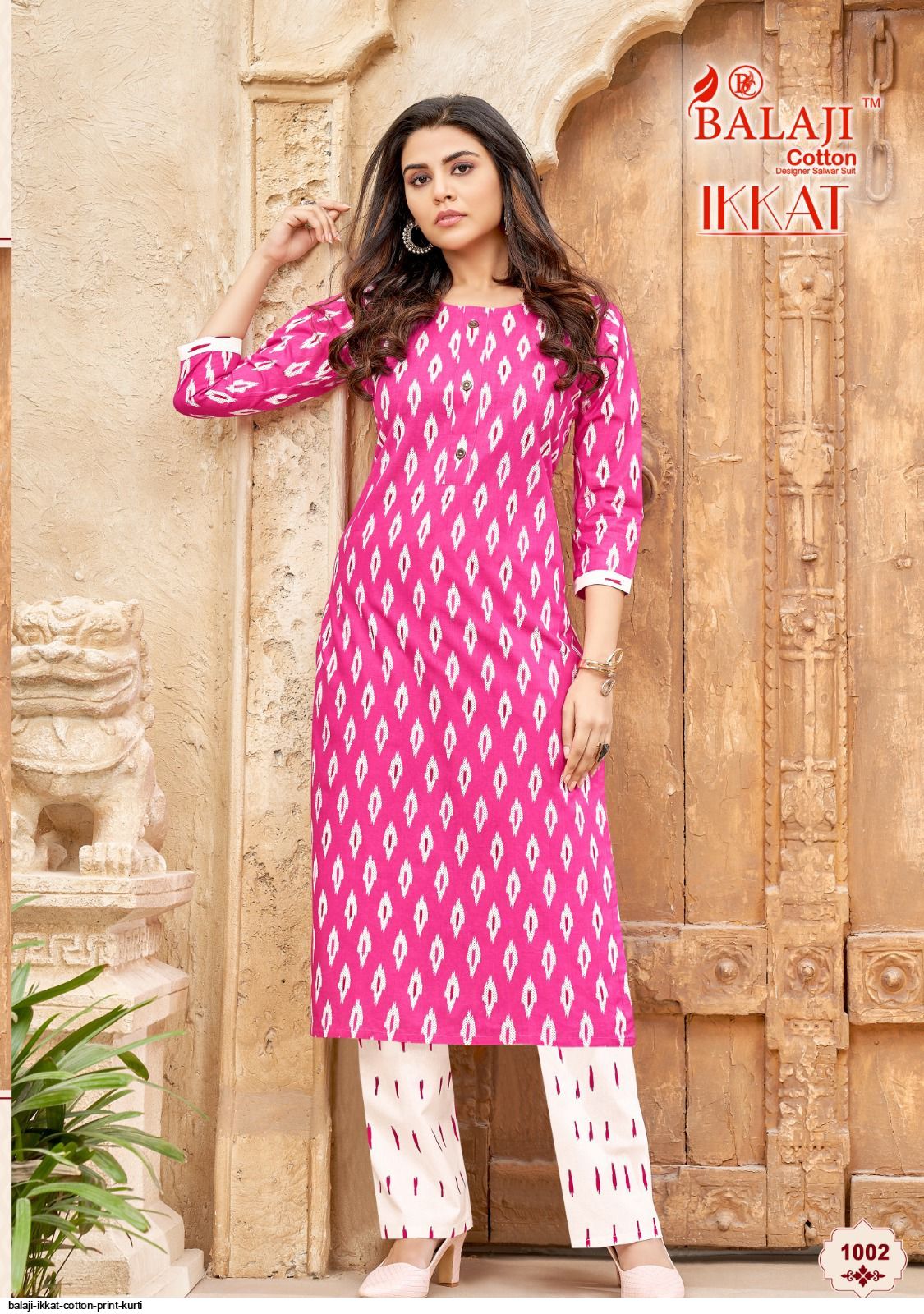 Ikkat cotton deals suits online