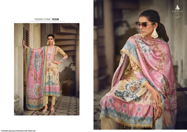 CINDERELLA RAAYA PURE BAMBARG MUSLIN SALWAR SUIT AMAZING CATALOGUE 2023