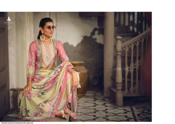 CINDERELLA RAAYA PURE BAMBARG MUSLIN SALWAR SUIT AMAZING CATALOGUE 2023