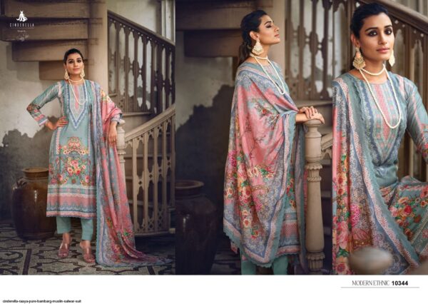 CINDERELLA RAAYA PURE BAMBARG MUSLIN SALWAR SUIT AMAZING CATALOGUE 2023