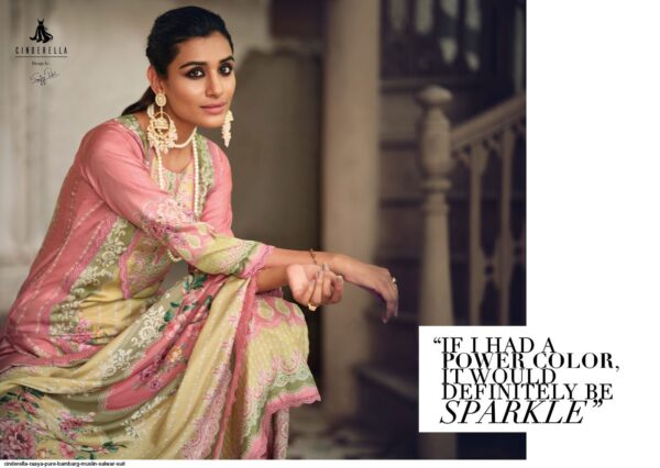 CINDERELLA RAAYA PURE BAMBARG MUSLIN SALWAR SUIT AMAZING CATALOGUE 2023