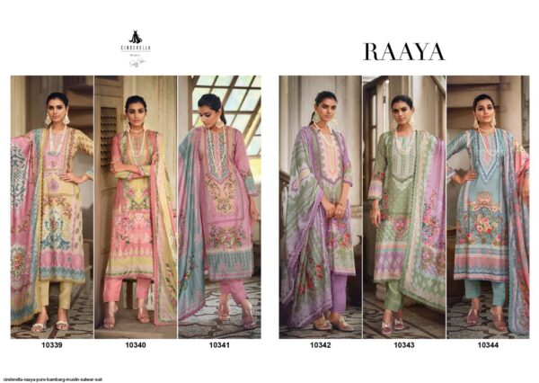 CINDERELLA RAAYA PURE BAMBARG MUSLIN SALWAR SUIT AMAZING CATALOGUE 2023