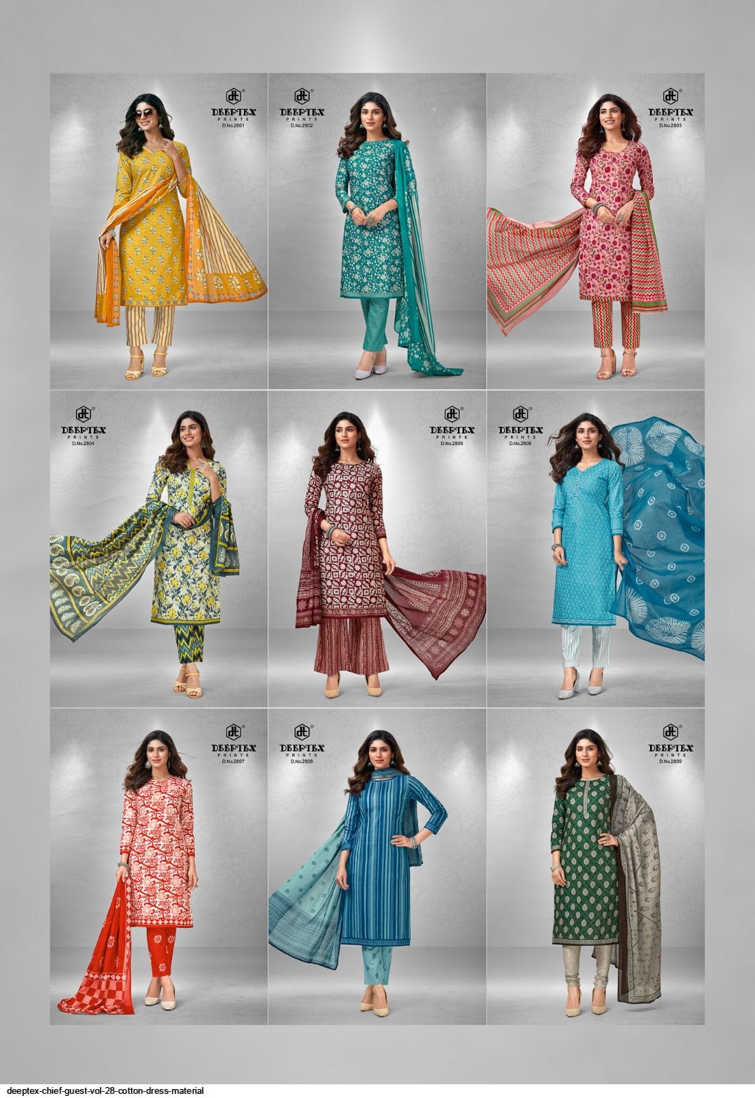 Printed 40-42 Deeptex Miss India Cotton Dress Material at Rs 365/piece in  Jetpur