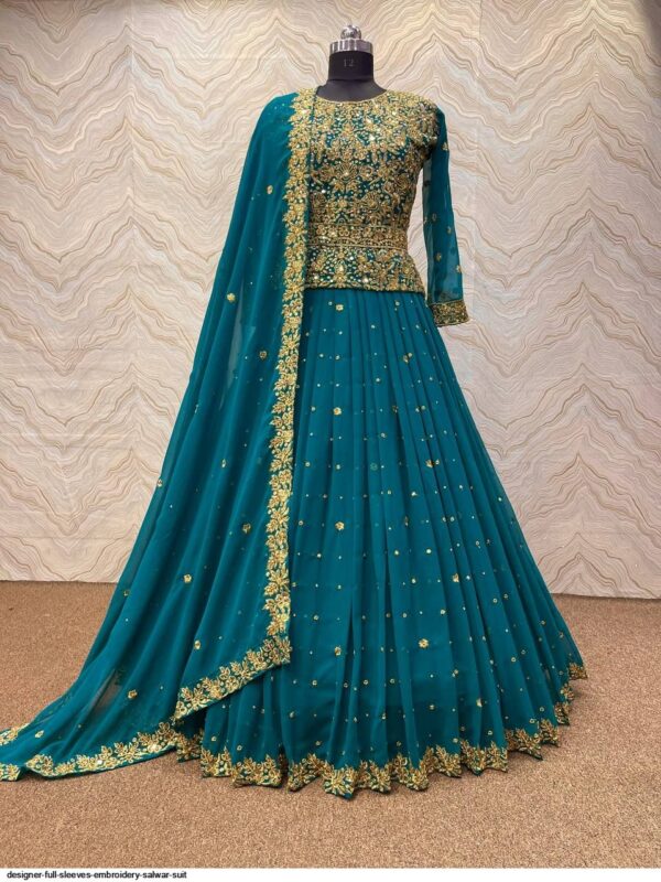 Full sleeves lehenga choli online best sale