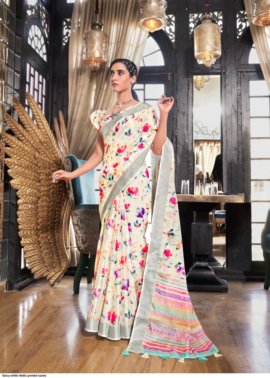 Surendra Bandhej Fancy Printed Saree