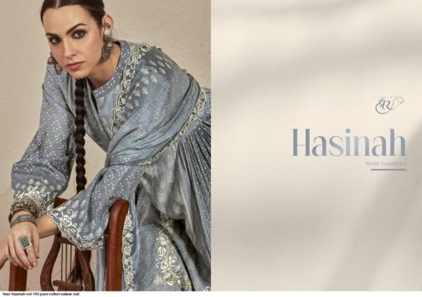 HEER HASINAH VOL 145 PURE COTTON SALWAR SUIT AMAZING CATALOGUE 2023