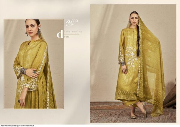 HEER HASINAH VOL 145 PURE COTTON SALWAR SUIT AMAZING CATALOGUE 2023