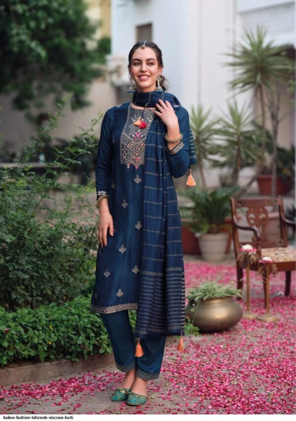 KAILEE FASHION TEHZEEB VISCOSE KURTI AMAZING CATALOGUE 2023